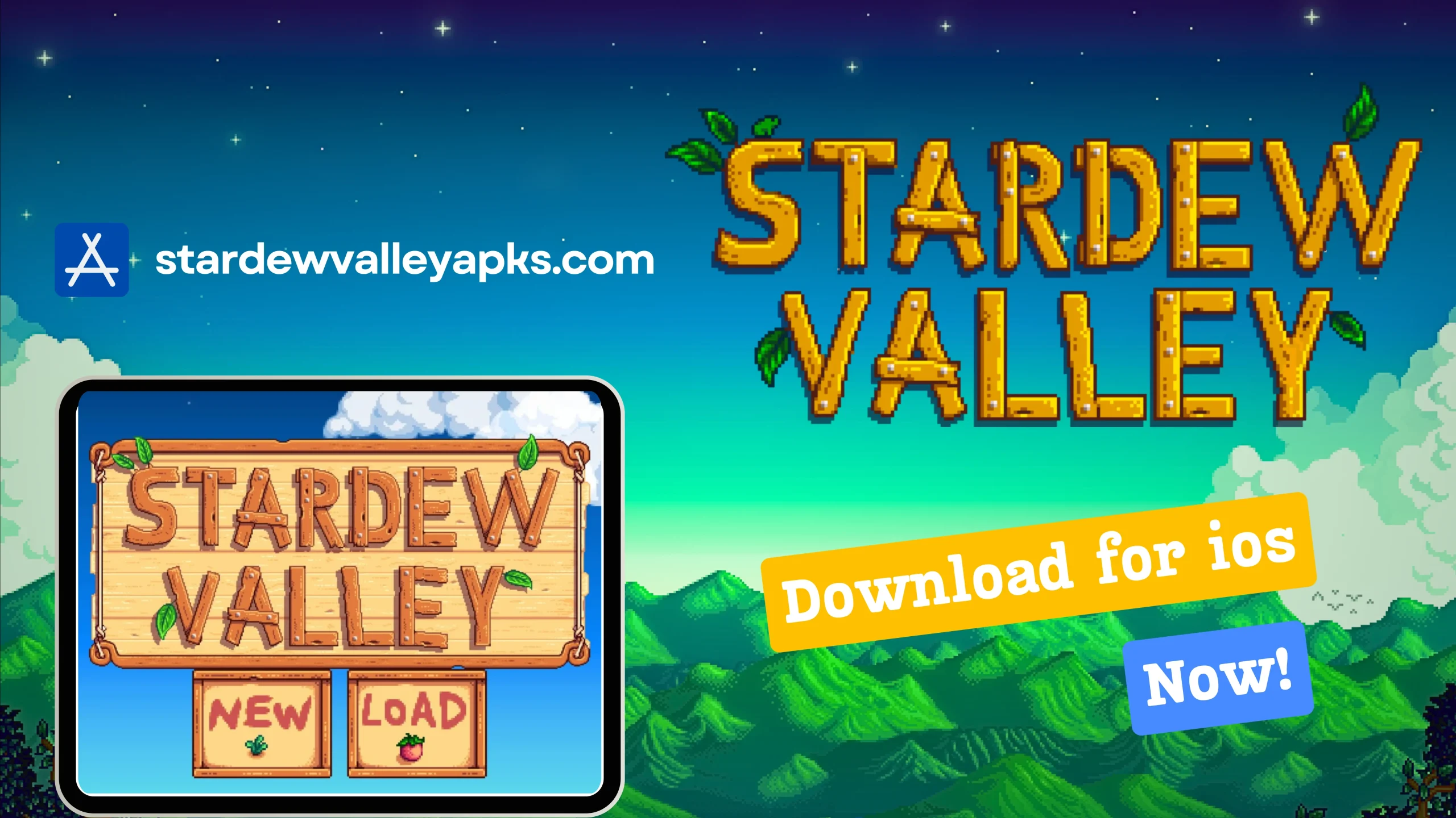 Stardew Valley apk for ios sunset scene over calm ocean image